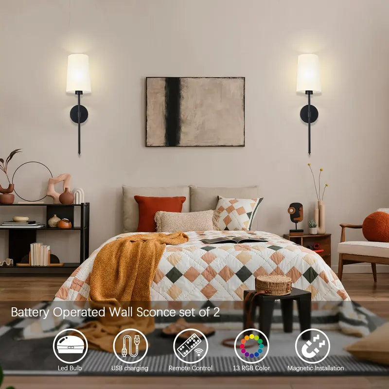 AuraLuxe™ Smart LED Wall Sconce