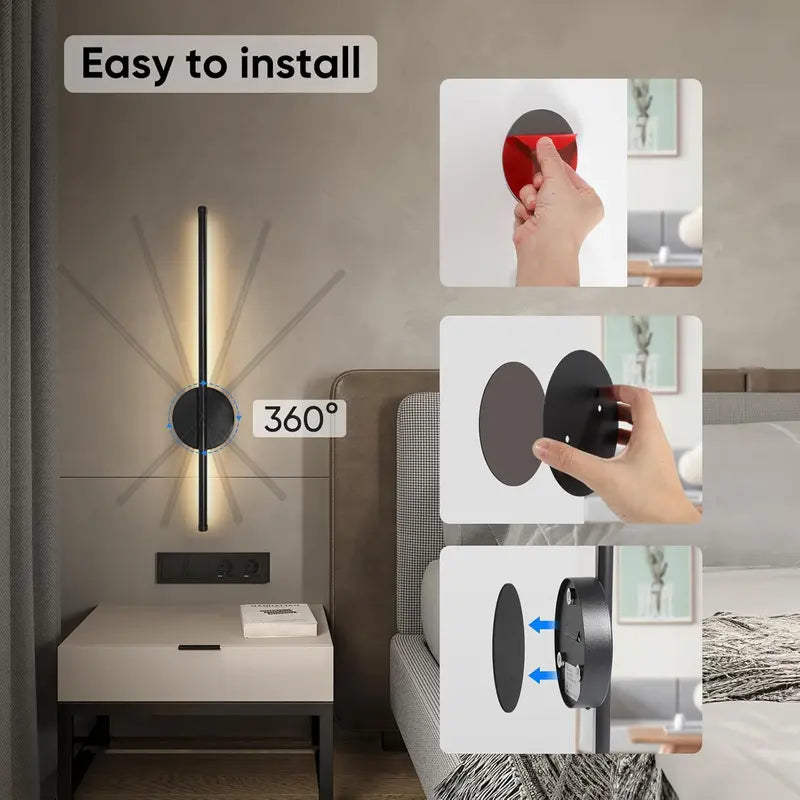 LumiAura™ Modern LED Wall Sconce