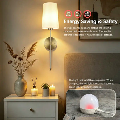 AuraLuxe™ Smart LED Wall Sconce