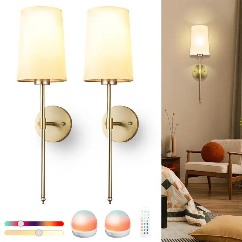 AuraLuxe™ Smart LED Wall Sconce