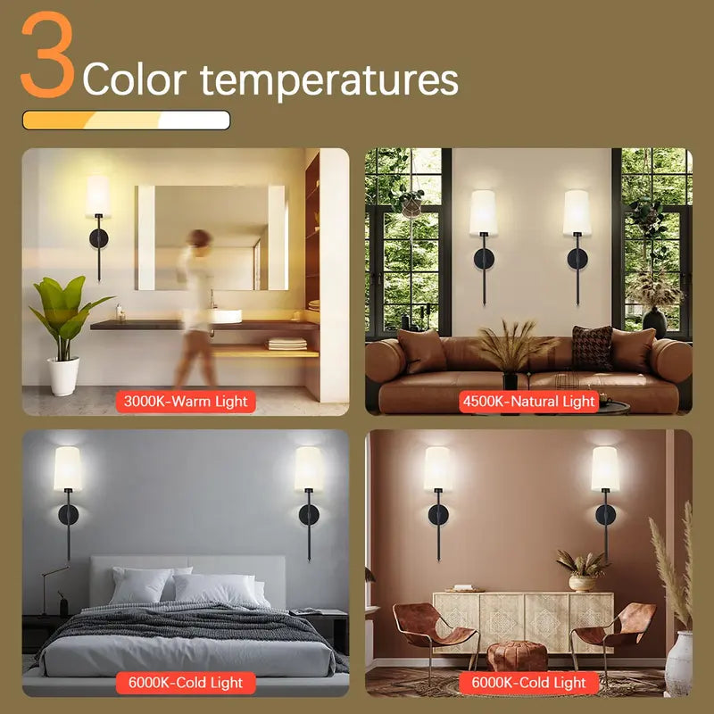 AuraLuxe™ Smart LED Wall Sconce