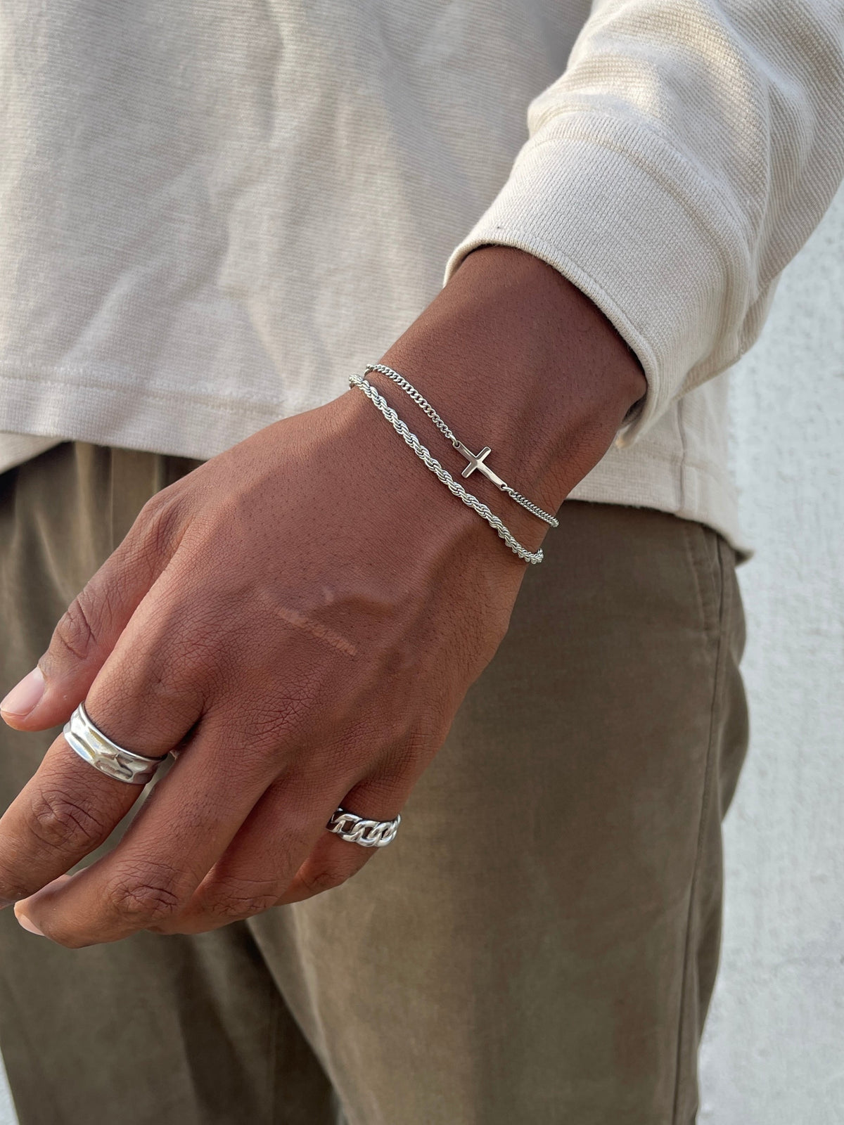 FaithLink™ Minimalist Cross Bracelet