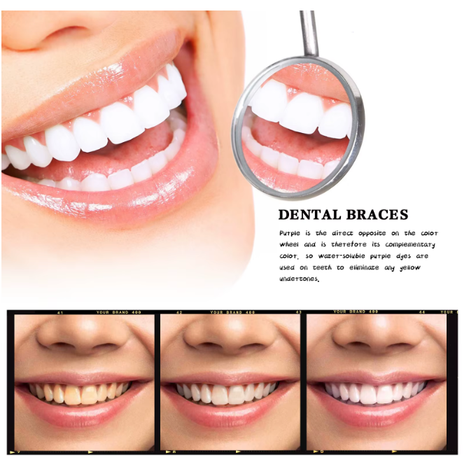 V34 Color Correcting Teeth Whitening Toothpaste