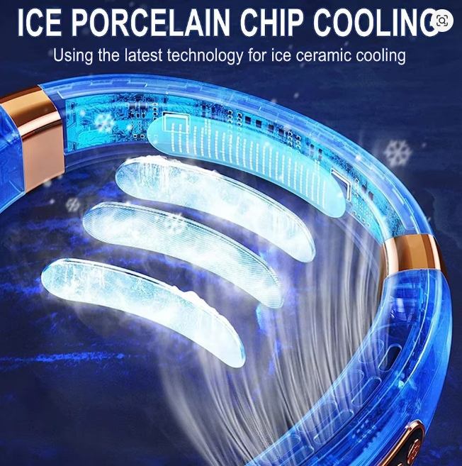 360° Cooling Neck Fan – Hands-Free Portable Air Conditioner