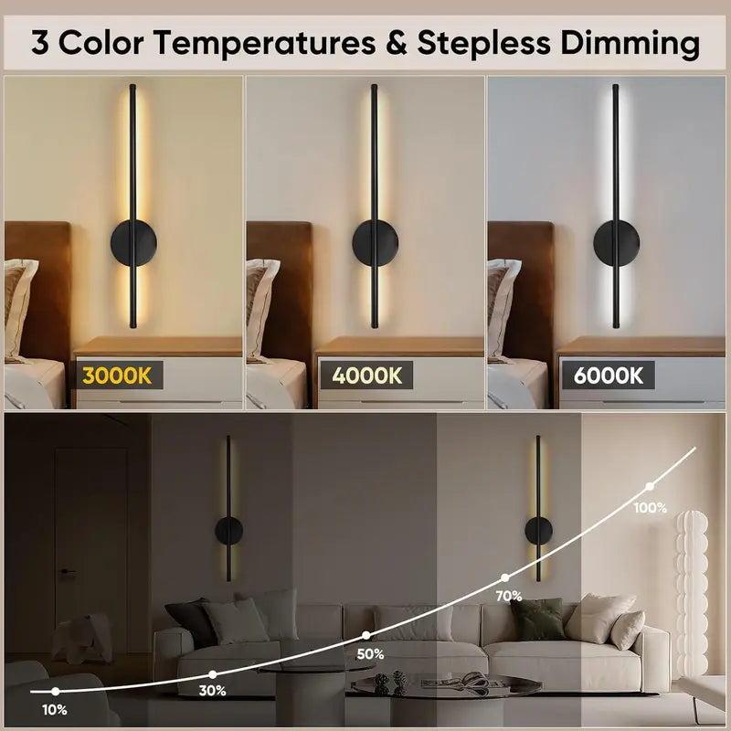 LumiAura™ Modern LED Wall Sconce