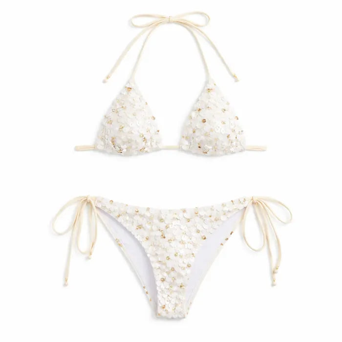 Golden Hour Shell Bikini Set