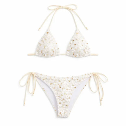 Golden Hour Shell Bikini Set